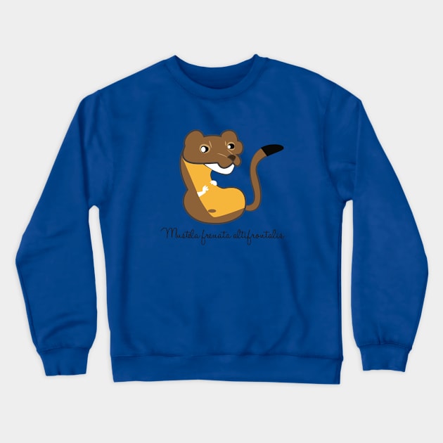 Long tailed weasel 1 Crewneck Sweatshirt by belettelepink